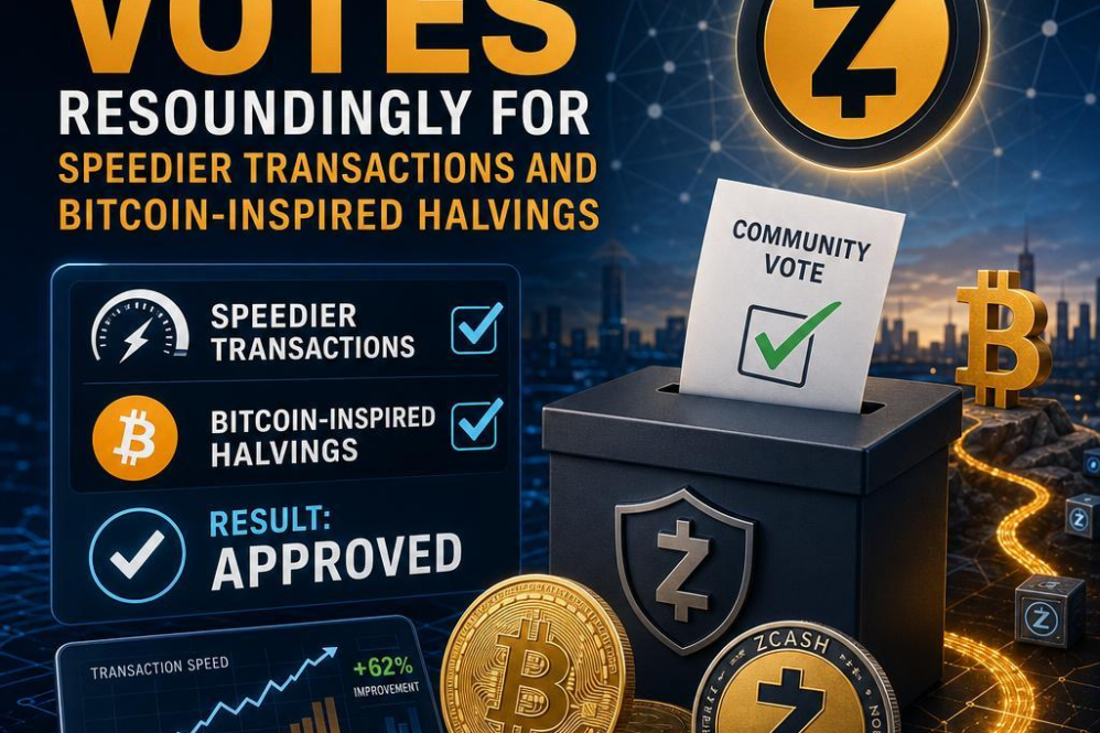 Zcash Community Votes Resoundingly for Speedier Transactions and Bitcoin-Inspired Halvings