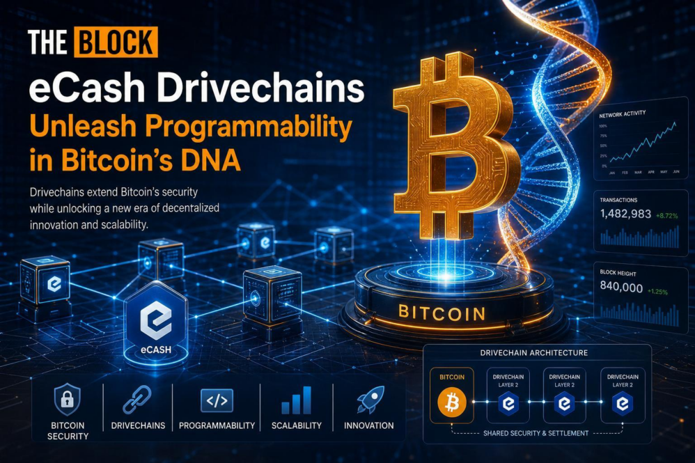 THE BLOCK: eCash Drivechains Unleash Programmability in Bitcoin’s DNA