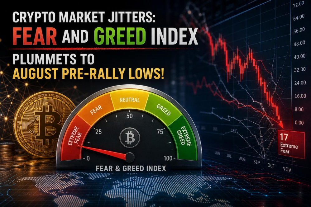 Crypto Market Jitters: Fear and Greed Index Plummets to August Pre-Rally Lows!
