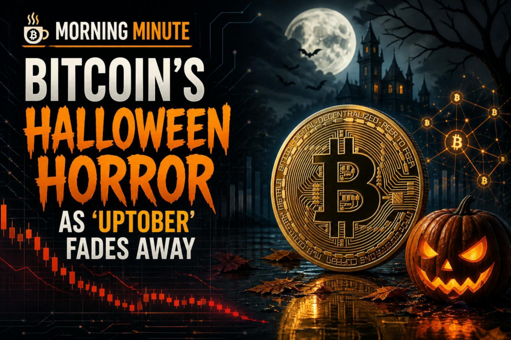 Morning Minute: Bitcoin’s Halloween Horror as ‘Uptober’ Fades Away