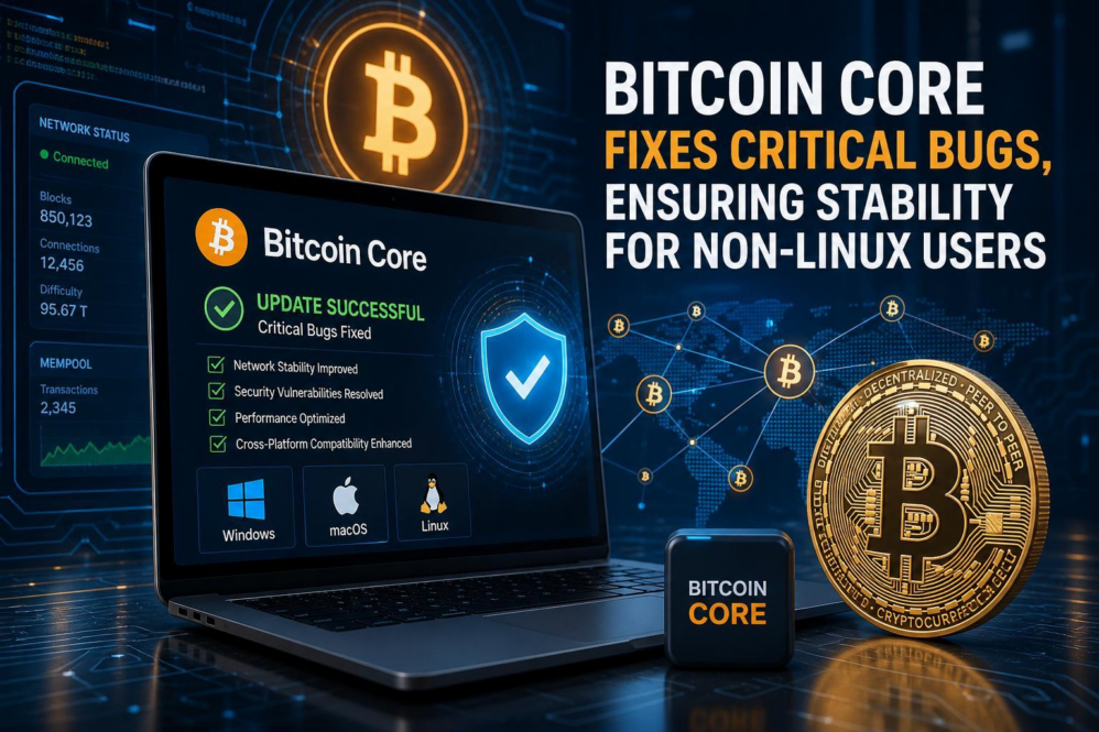 Bitcoin Core Fixes Critical Bugs, Ensuring Stability for Non-Linux Users