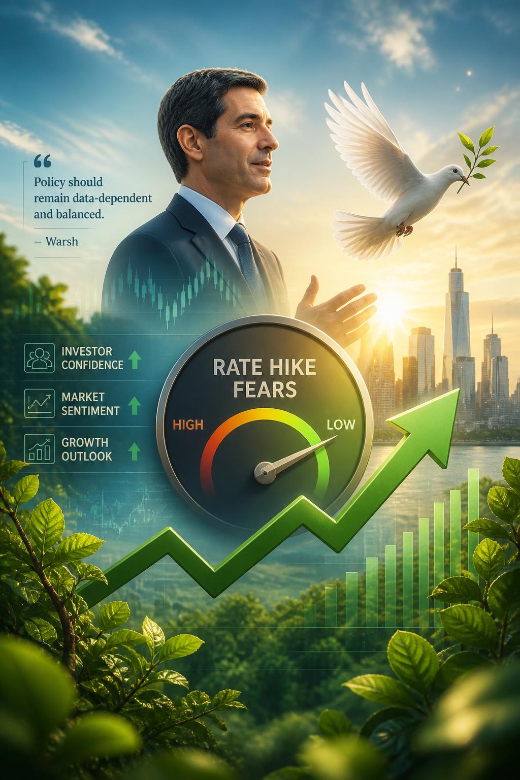 Bitcoin Hovers at $82K as Fed’s Warsh Dodges Rate Hike Clues Market Sentiment Improves as Warsh's Comments Ease Rate Hike Fears Among Investors