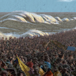 Thousands flee as huge wave sweeps Ukraine after dam ‘explodes’.