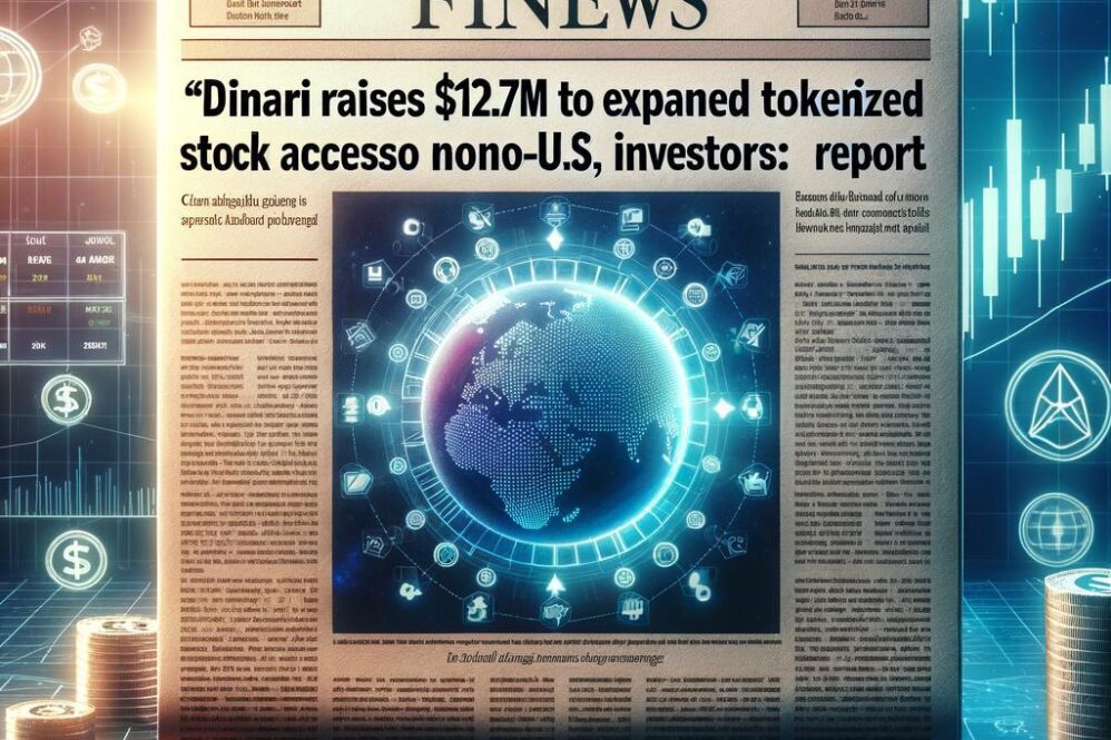 Dinari Raises $12.7M to Expand Tokenized Stock Access for Non-U.S. Investors: Report