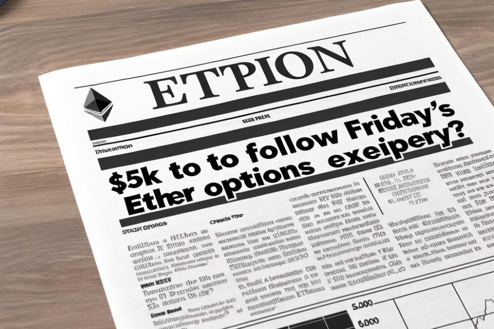 Will $5K ETH follow Friday’s $5 billion Ether options expiry?