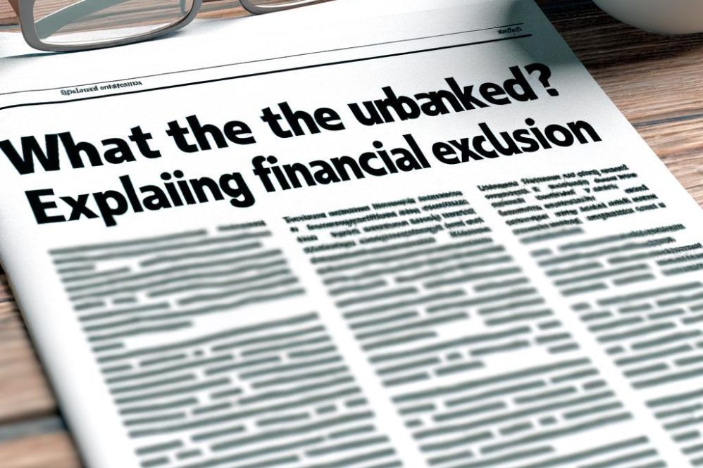 What Is the Unbanked? Explaining Financial Exclusion